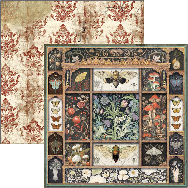 Cabinet of curiosities patterns pad 12x12 (8-pk)