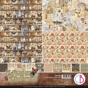 Cabinet of curiosities patterns pad 12x12 (8-pk)