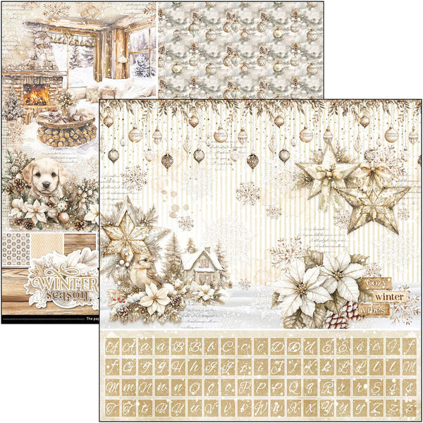 Winter Season patterns pad 12x12 (8-pk)