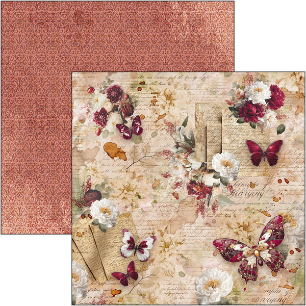 Book Lovers patterns pad 12x12 (8-pk + 1 ekstra spesialark)