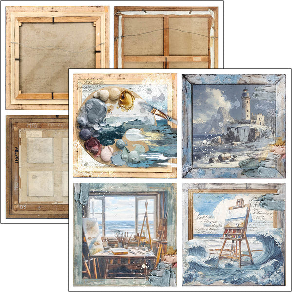 An Artist Journey patterns pad 12x12 (8-pk + 1 ekstra spesialark)