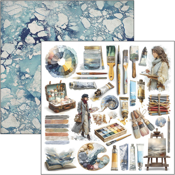 An Artist Journey patterns pad 12x12 (8-pk + 1 ekstra spesialark)