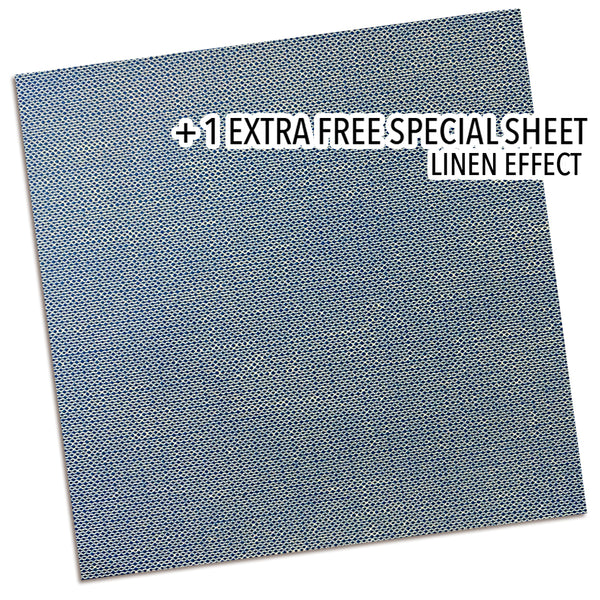 An Artist Journey patterns pad 12x12 (8-pk + 1 ekstra spesialark)