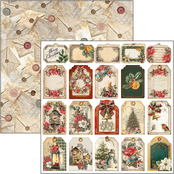 Merry & Bright patterns pad 12x12 (8-pk)