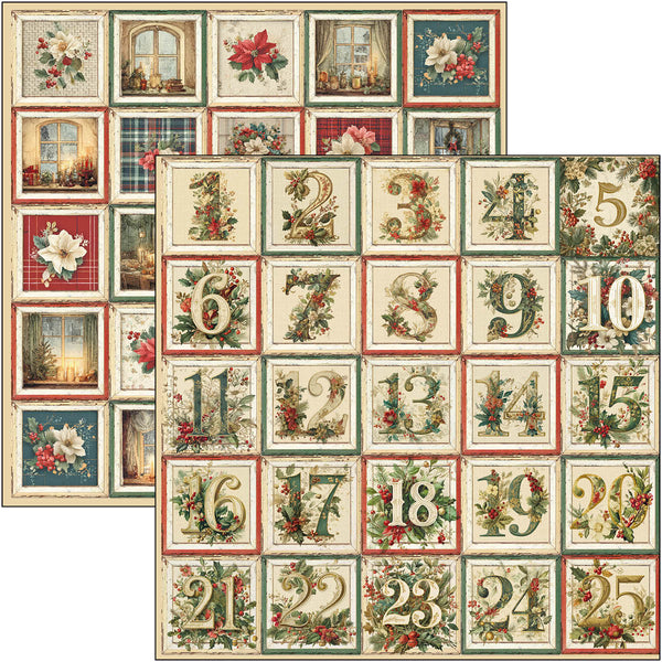 Merry & Bright patterns pad 12x12 (8-pk)