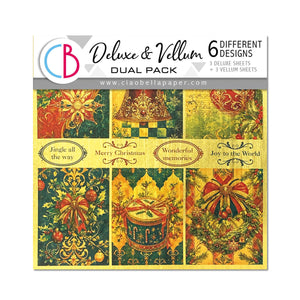 Toy Shop Deluxe paper Gold & Vellum 6x6 (6 pk)