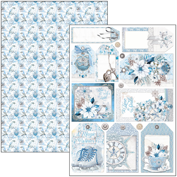 Elegance of Blue Creative Pad A4 (9-pk)