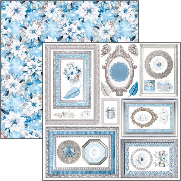 Elegance of Blue Fussy Cut Pad 6x6 (24-pk)