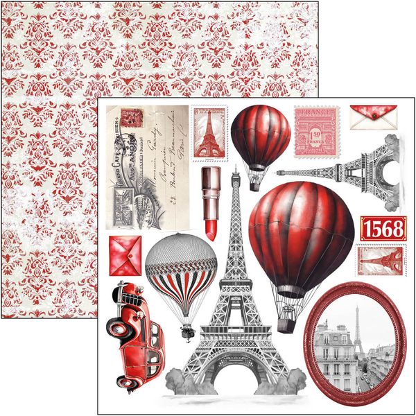 Paris Je t’aime Fussy Cut Pad 6x6 (24-pk)