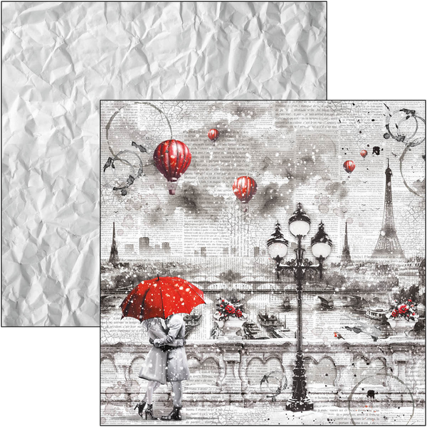 Paris Je t’aime Paper Pad 12x12 (12-pk)