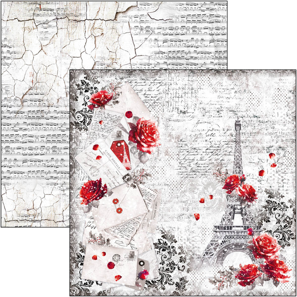 Paris Je t’aime Paper Pad 12x12 (12-pk)