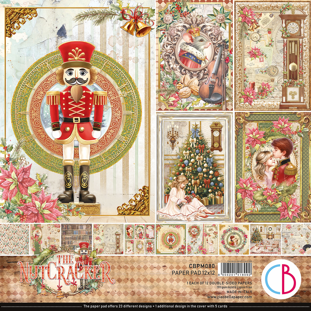 The Nutcracker Paper Pad 12x12 (12-pk)