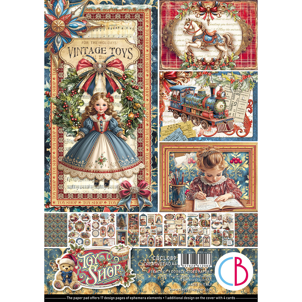 Toy Shop creative pad A4 (9-pk)