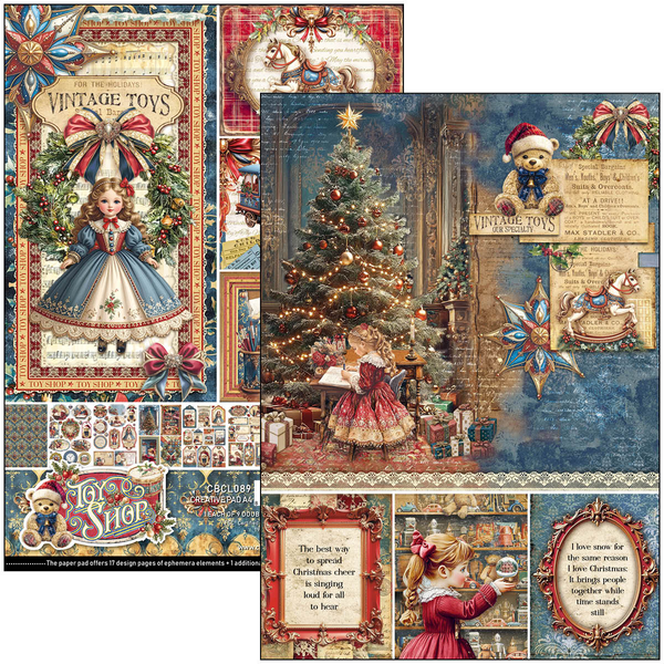 Toy Shop creative pad A4 (9-pk)