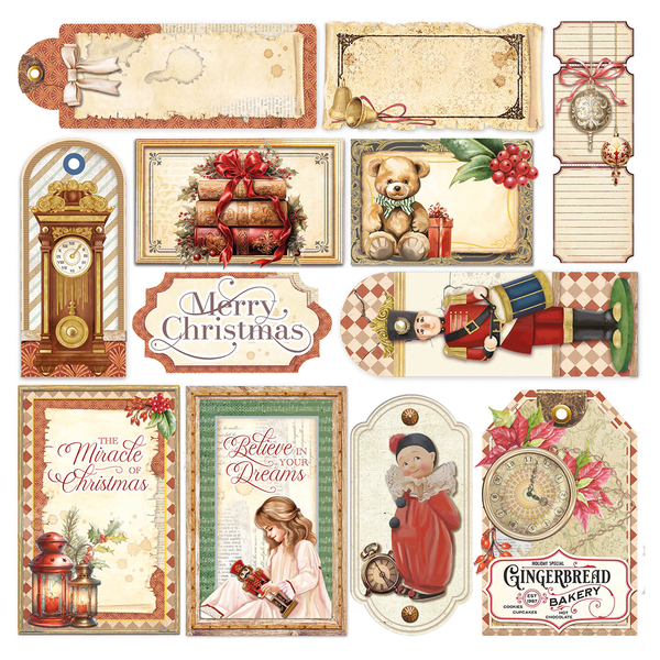 The Nutcracker Vellum Fussy Cut 6x6 (6-pk)