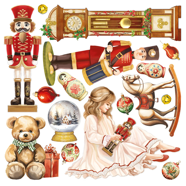 The Nutcracker Vellum Fussy Cut 6x6 (6-pk)