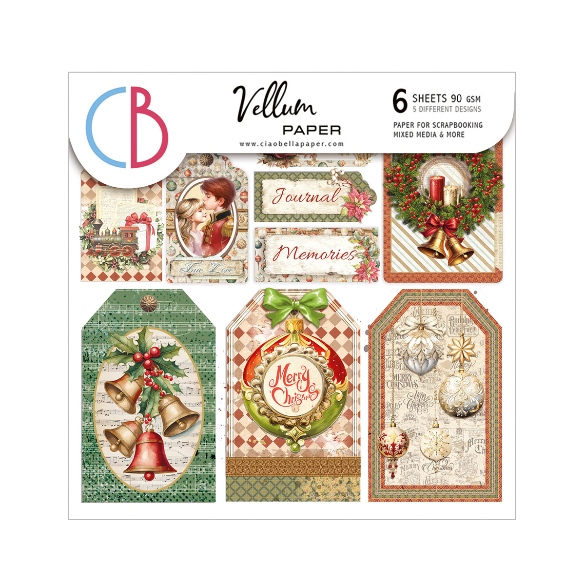 The Nutcracker Vellum Fussy Cut 6x6 (6-pk)