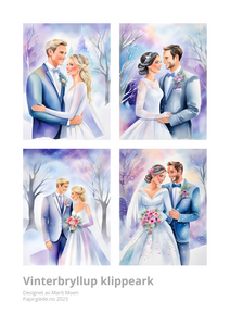 Winter Wedding Cutting Sheet (pdf file)