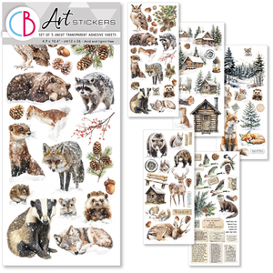 Forest Tales Art stickers 5-pk (12x26 cm)