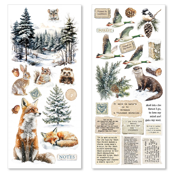 Forest Tales Art stickers 5-pk (12x26 cm)