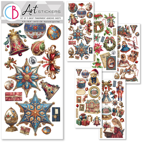 Toy Shop Art stickers 5-pk (12x26 cm)