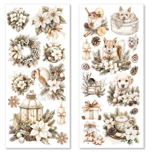 Winter Season Art stickers 5-pk (12x26 cm)