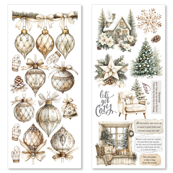 Winter Season Art stickers 5-pk (12x26 cm)