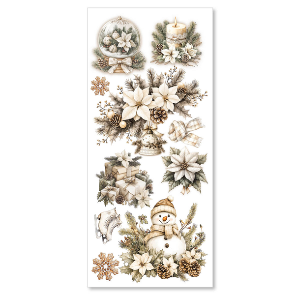 Winter Season Art stickers 5-pk (12x26 cm)