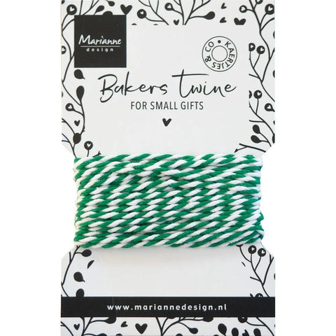 Bakers Twine - Green & White