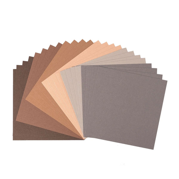 Florence kartong multipack - Brown 6x6 (24 ark)