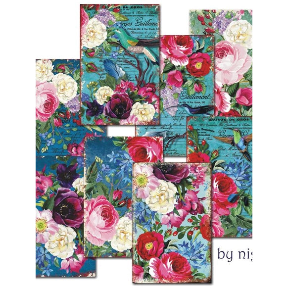 By Night - MINI scrapbook papers (24 pcs)