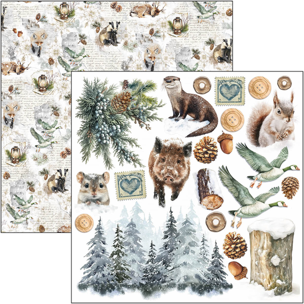 Forest Tales fussy cut pad 6x6 (24-pk)