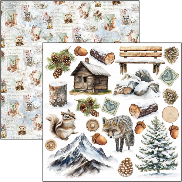 Forest Tales fussy cut pad 6x6 (24-pk)