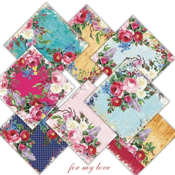 For My Love - 6x6 papers (24 pcs)