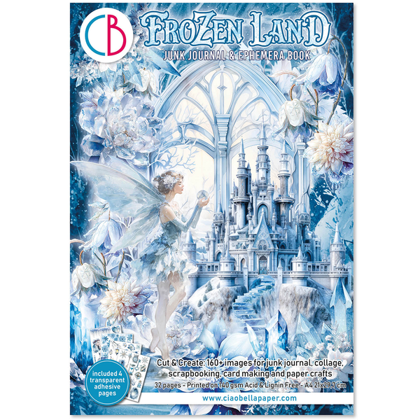 Frozen Land utklippsbok A4 (32 sider)
