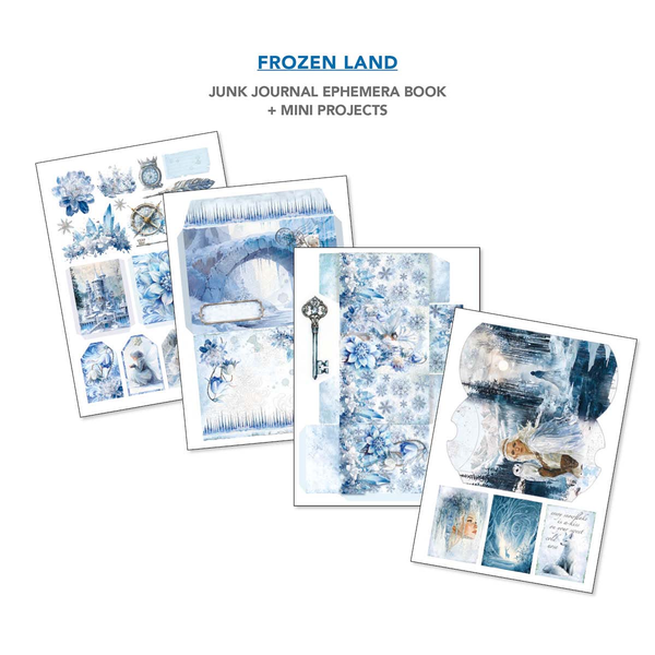 Frozen Land utklippsbok A4 (32 sider)