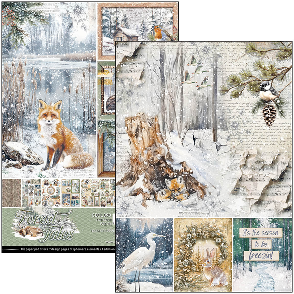 Forest Tales creative pad A4 (9-pk)