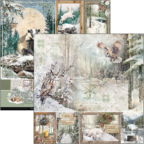 Forest Tales paper pad 12x12 (12-pk)