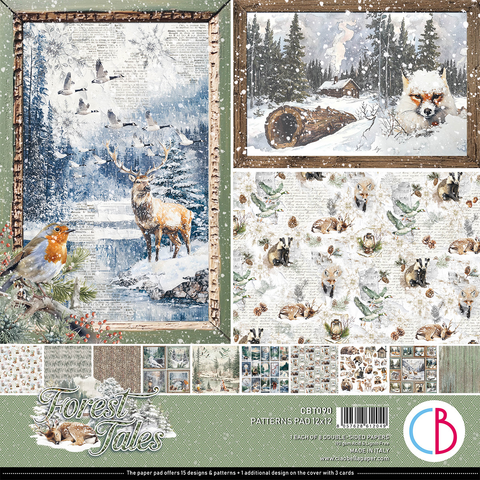 Forest Tales patterns pad 12x12 (8-pk)