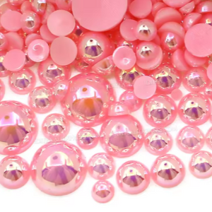 Halvperler light pink