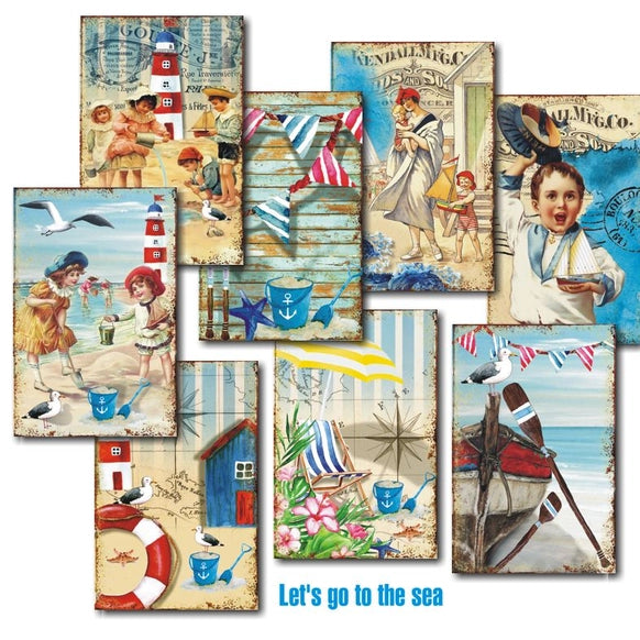 Let'S Go To The Sea - MINI scrapbook papers (24 pcs)