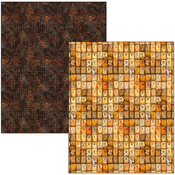 Past Time mixed media bok A4 maxi (50 sider)