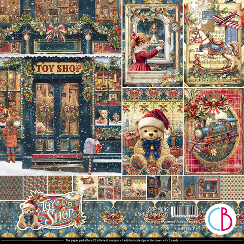 Toy Shop paper pad 12x12 (12-pk)