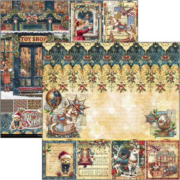 Toy Shop paper pad 12x12 (12-pk)
