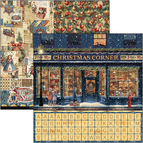 Toy Shop patterns pad 12x12 (8-pk)
