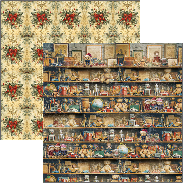 Toy Shop patterns pad 12x12 (8-pk)