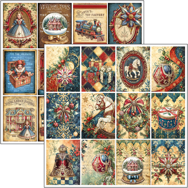 Toy Shop patterns pad 12x12 (8-pk)