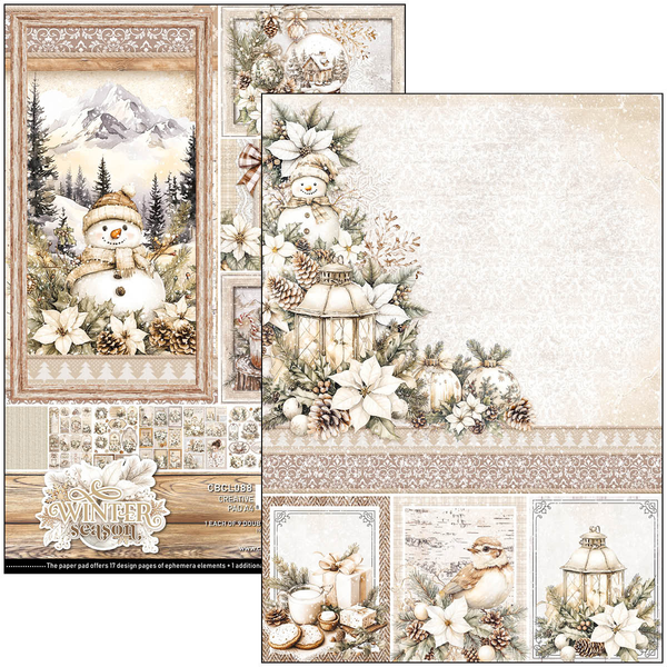 Winter Season creative pad A4 (9-pk)