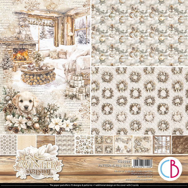 Winter Season patterns pad 12x12 (8-pk)