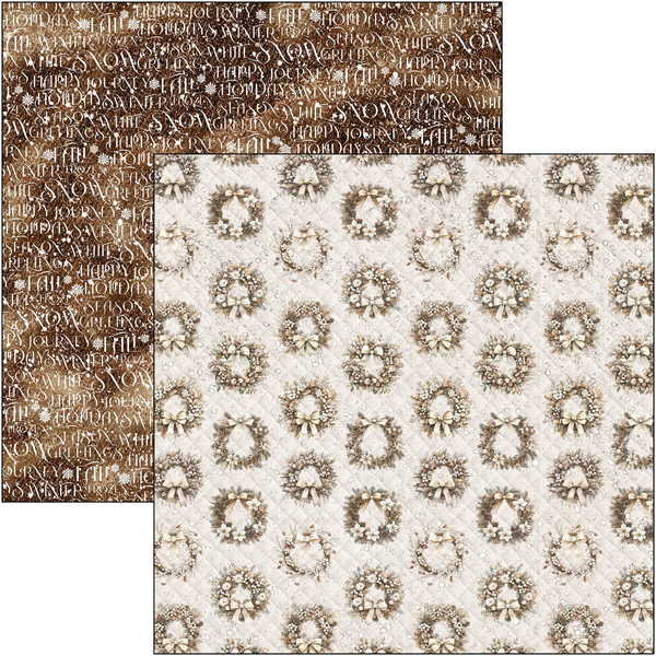 Winter Season patterns pad 12x12 (8-pk)